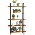 Miniatyrbillede 1 af 11: Rootz 5 -niveau bogreol - stående hylde - vintage industriel boghylde - robust og smuk - 33,5 cm x 105 cm x 177,5 cm