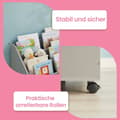Miniatyrbild 3 av 5: Rootz 3 Level Bookcase - Shelf - Storage Organizer - Space Saving - 29,5 x 62,5 x 70 cm