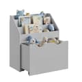 Miniatyrbild 1 av 5: Rootz 3 Level Bookcase - Shelf - Storage Organizer - Space Saving - 29,5 x 62,5 x 70 cm