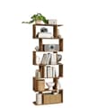 Miniatyrbild 1 av 5: Rootz 6 -Tier Bookhelves - Bookcase - Room Divider - Maximerar lagring - 70 cm x 24 cm x 190,5 cm