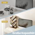 Pikkukuva 3 / 5: Rootz 5 -tason puun muotoinen kirjahylly - kulmahylly - tilaa säästävä seisova hylly - maksimoi säilytystilat - 17,2 cm x 30 cm x 51cm