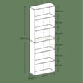 Miniatyrbillede 4 af 6: Rootz 6 -trins boghylde - Standregal - Stue Shelf - Scandinavian Style - 24 cm x 60 cm x 178,5 cm