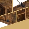 Pikkukuva 3 / 5: Rootz BookCoby - Kirjakaappi - Kirjahylly - 5 -tason hylly - Vintage Brown - Stability & Tipping Protection - 50x24x80cm