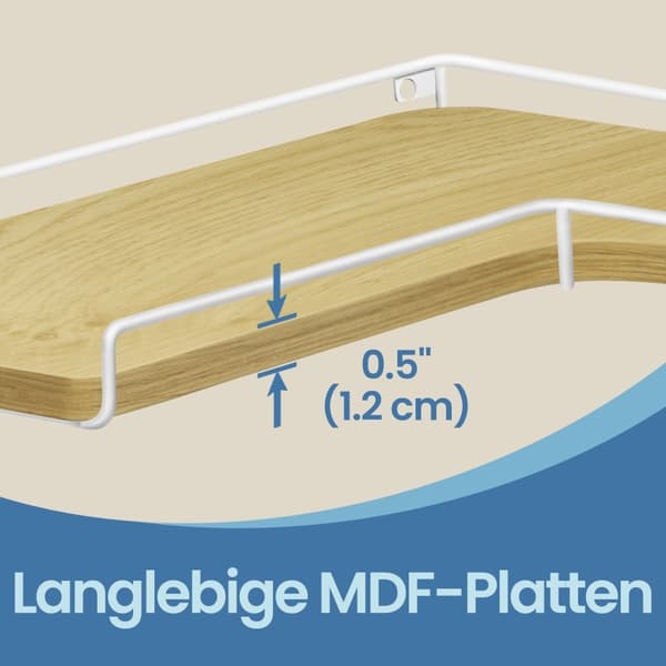 Rootz L -formet hjørnehylde 2 sæt - væg hylde - display hylder - sparer plads - 40 cm x 29 cm x 14 cm