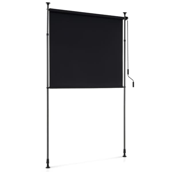 Vertikal persienne, 150x220-310 cm, Sort