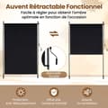 Miniatyrbillede 2 af 8: Vertikal persienne, 150x220-310 cm, Sort