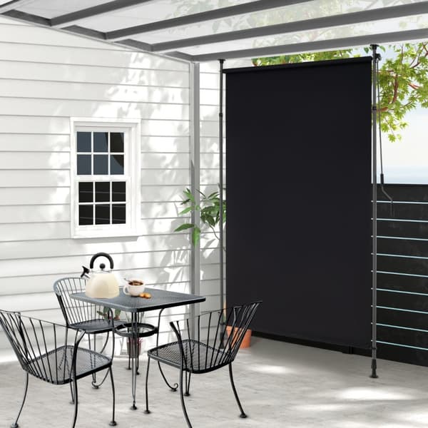 Vertikal persienne, 150x220-310 cm, Sort