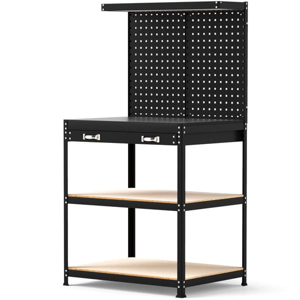 Arbejdsbord, 81x41 cm, Sort
