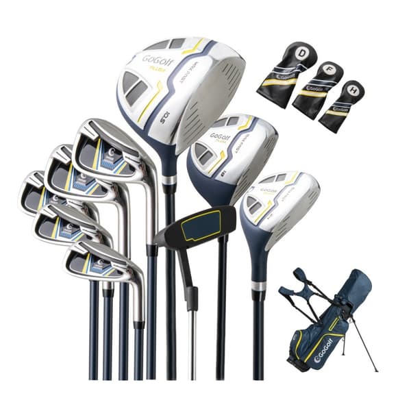 Golfkølle sæt, 87 cm, Gul