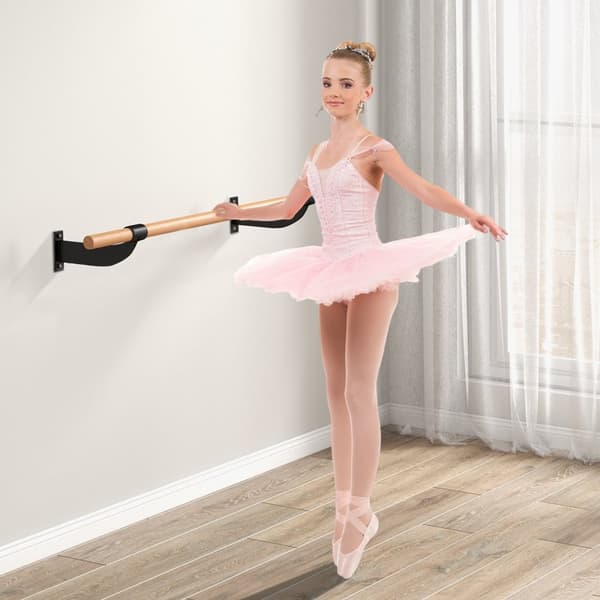 Balletstang, 47,5x6x12 tommer, Sort