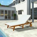 Pikkukuva 6 / 8: Patio Lepotuoli, 195x68x30-90 cm, Luonnonbeige