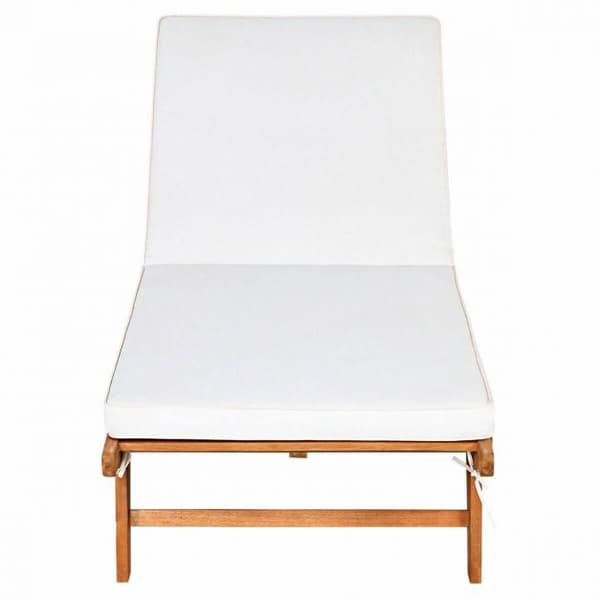 Patio Lepotuoli, 195x68x30-90 cm, Luonnonbeige