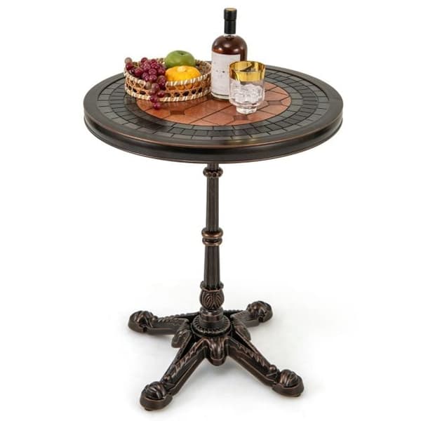 Havebord, 60,5x73 cm, Bronze