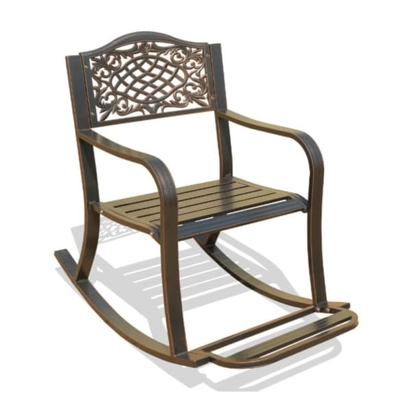 Keinutuoli, 102x62.5x89 cm, ruskea