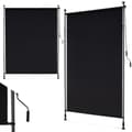 Miniatyrbillede 2 af 4: Terrasse solskygge markise, 150x220-310 cm, Sort