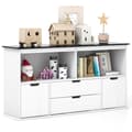 Miniatyrbillede 1 af 8: Legetøjsopbevaringsorganisator, 48x13x24,5 tommer, Hvid Sort