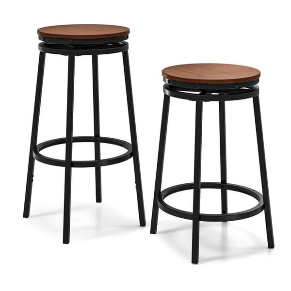 Barstolar Set, 36x36x74/61 cm, Brun