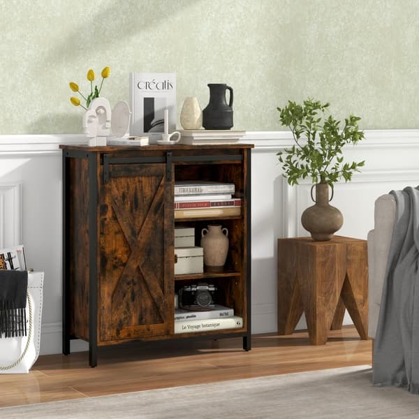 Sideboard Bufféskåp, 27,5x12x32 tum, Rustik Brun