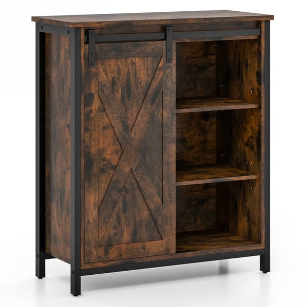 Sideboard Bufféskåp, 27,5x12x32 tum, Rustik Brun