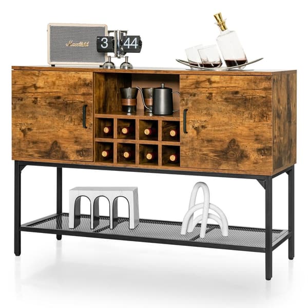 Køkken Buffet Skænk, 122x41x85 cm, Rustikt Brun