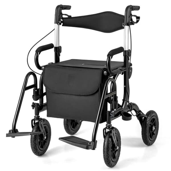 Rollator, 64x103 cm, Svart