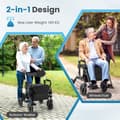 Miniatyrbild 5 av 8: Rollator, 64x103 cm, Svart