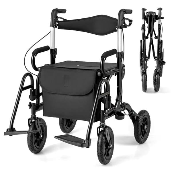 Rollator, 64x103 cm, Svart