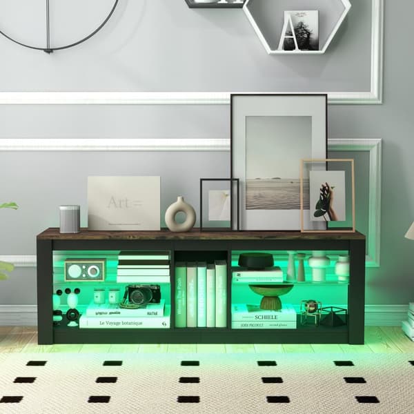 TV-bänk, 140x35x47 cm, Brun