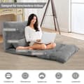 Miniatyrbillede 8 af 8: Foldbar Gulvsofa, 180x156x18 cm, Grå