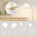 Miniatyrbillede 4 af 8: Gulvlampe, 33x23 cm, Guld