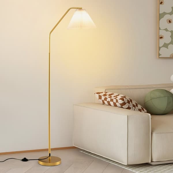 Gulvlampe, 33x23 cm, Guld