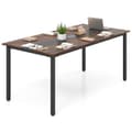 Miniatyrbillede 4 af 8: Konferencebord, 180x90 cm, Rustikt brun