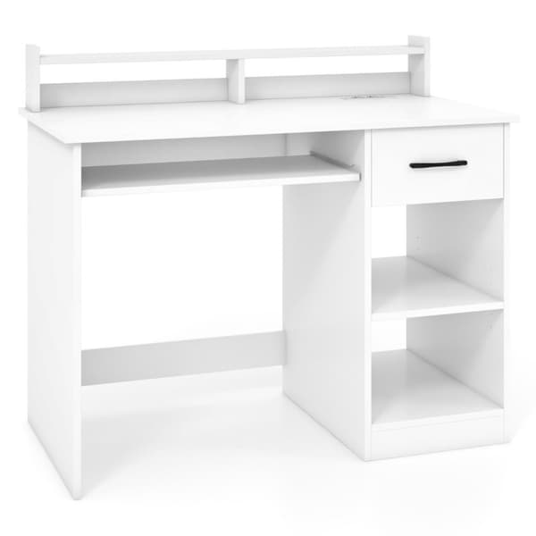 Skrivbord, 105x55x89 cm, Vit