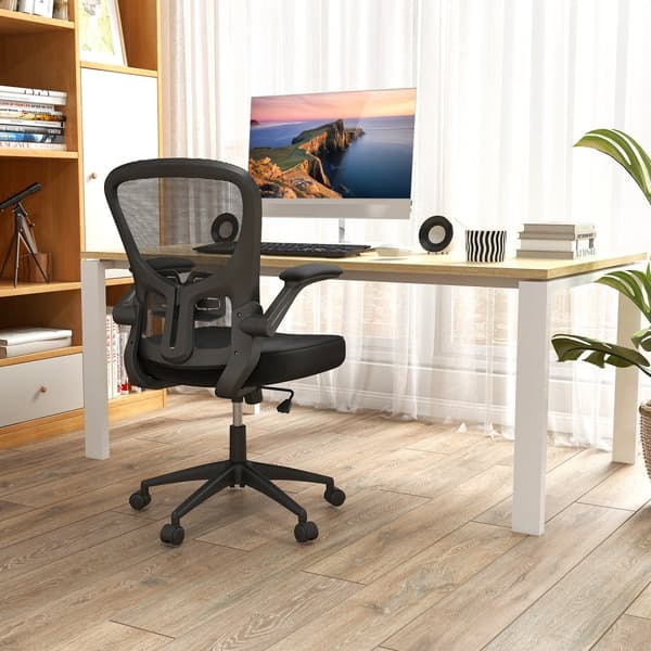 Kontorsstol, 23x24x38-42 tum, Svart