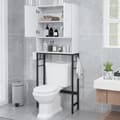 Pikkukuva 3 / 8: WC-säilytyskaappi, 9x25x62.5 tuumaa, valkoinen