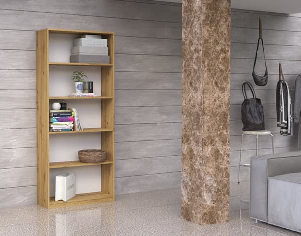 KIRJAHYLLY 60CM KIRJAKANSIO ARTISAN OAK