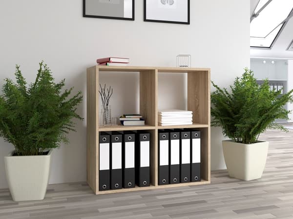 MALAX-KAAPPI 2X2 HYLLYLLÄ, VÄRI SONOMA-TAMMI, KOTITOIMISTOLLE