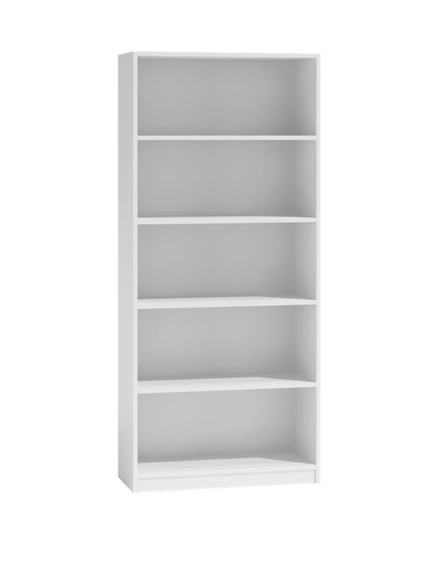 BOKHYLLA 60 CM HYLLA BOKHYLLA PÄRMAR VIT FÖR HEMMA FÖR KONTOR