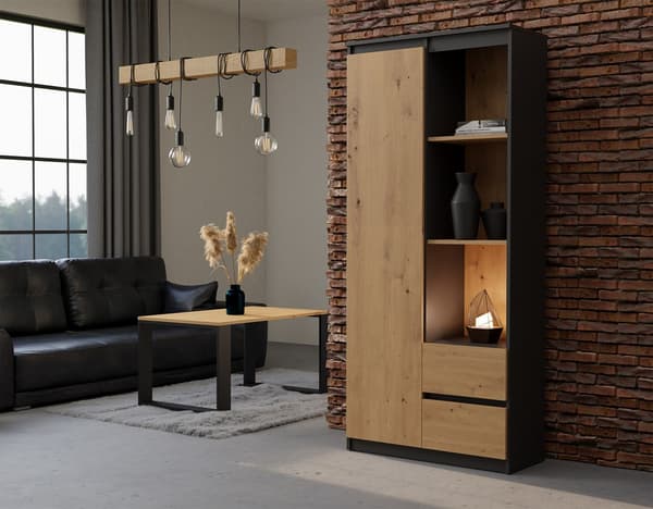 RS-80 BILY-HYLLY - ANTRASIITTI / ARTISAN OAK