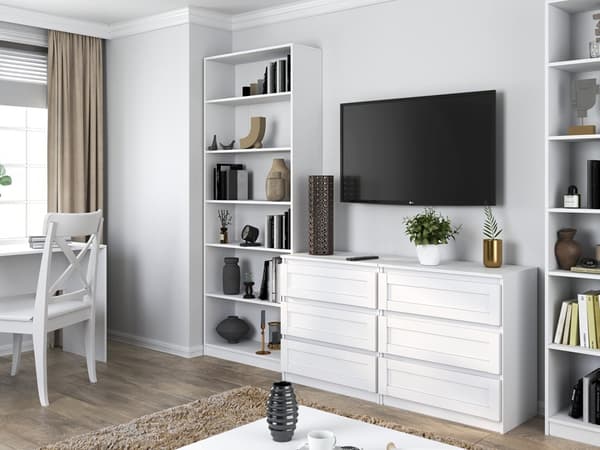 VITRIINIT 80CM PAPHOS VALKOINEN SETTI