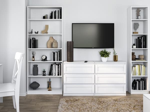VITRIINIT 80CM PAPHOS VALKOINEN SETTI