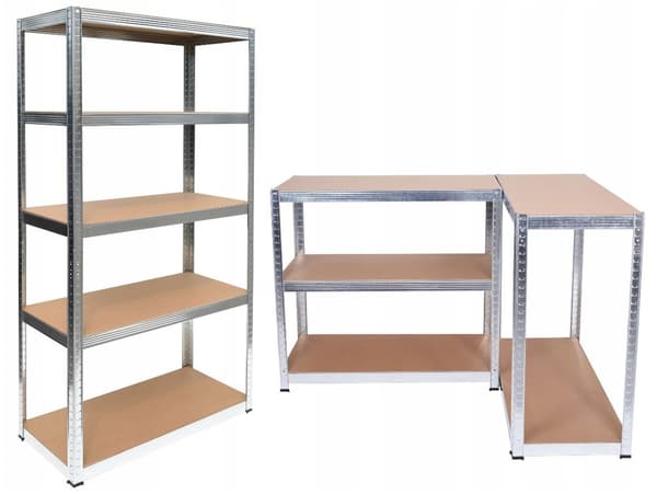 G7030 METALLI AUTOTALLIN VARASTOHYLLY 5 HYLLYÄ 150x30x70 SINKITTY