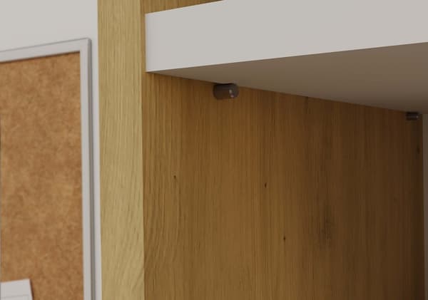 Onyx R50 -kirjahylly, ARTISAN OAK WHITE