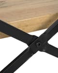 Miniatyrbillede 6 af 8: TIMBER reol med 3 hylder, 111 cm, lysebrun, Lumarko!