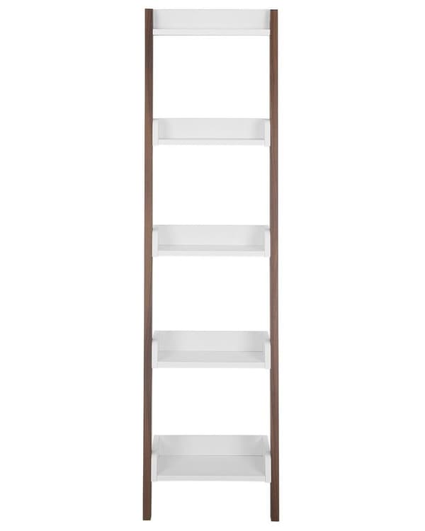 4-hyllor MOBIL DUO-hylla 166 cm Brun/vit Lumarko!