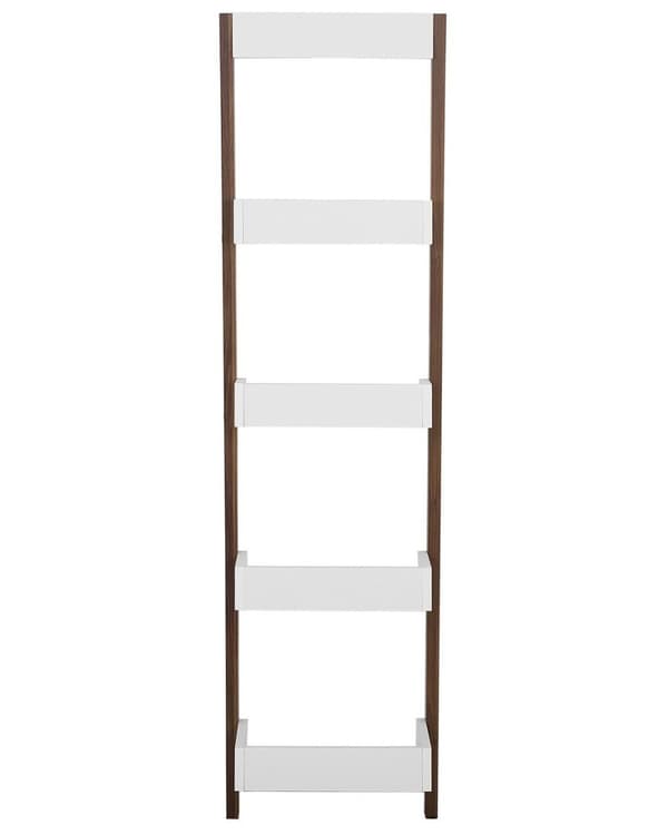 4-hyllor MOBIL DUO-hylla 166 cm Brun/vit Lumarko!