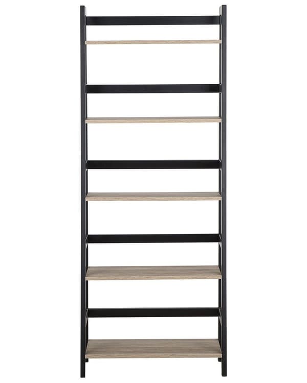 CROYDON Bokhylla med 5 hyllor 163 cm svart Lumarko!