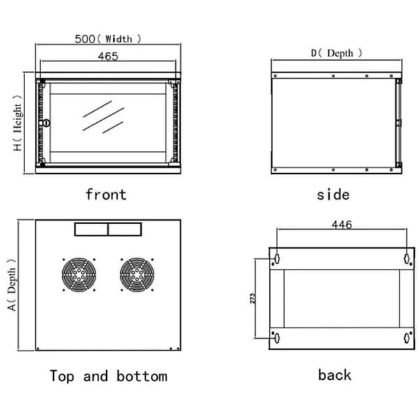 Väggrack Techly I-CASE EL-1006B32