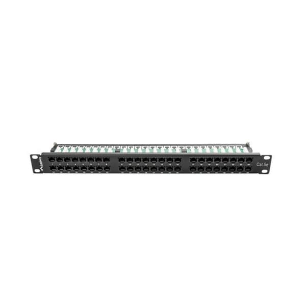 Patchpanel 48 UTP Portar Kategori 6 Lanberg PPU5-1048-B