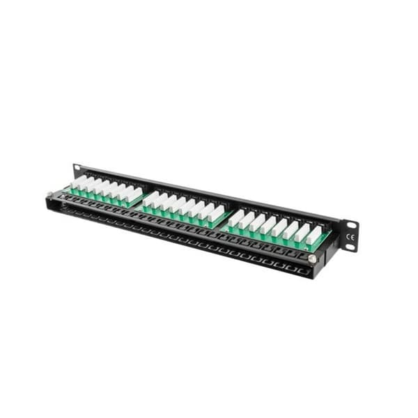 Patchpanel 48 UTP Portar Kategori 6 Lanberg PPU5-1048-B